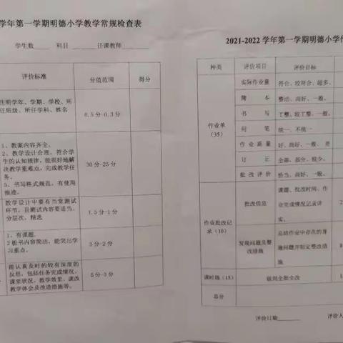 落实“双减”政策，从教学常规抓起