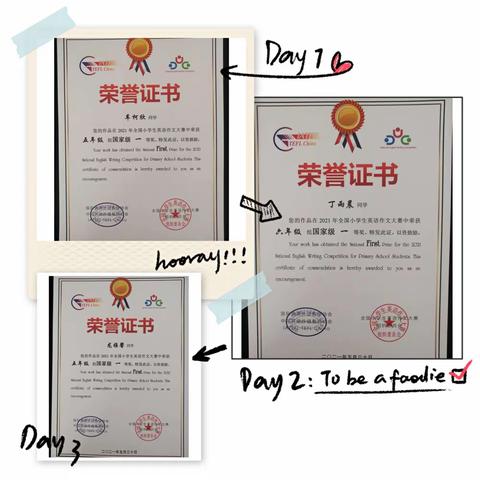 精彩成长    绽放光芒———汉台区汉川学校2021年全国小学生英语作文竞赛获奖喜报