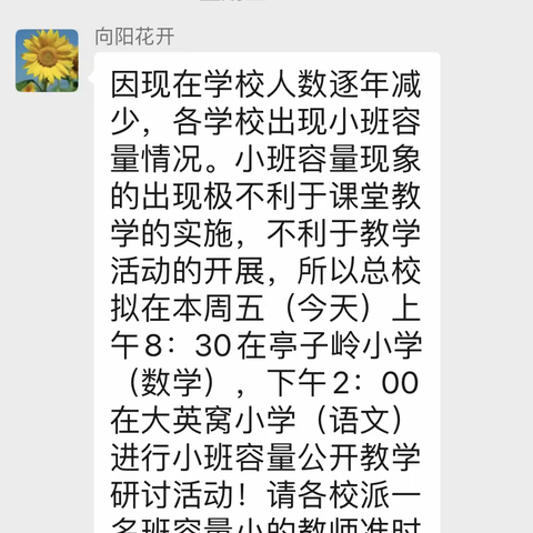 “小班额”教学的课堂实践与探索