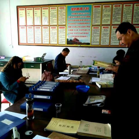 杨庄户中心学校开展春季月工作视导活动