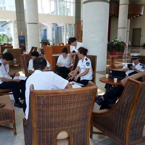 省总队公卫科在三亚开展公共场所卫生、学校卫生国家监督抽检“双随机”及重大活动接待场所卫生监督指导工作