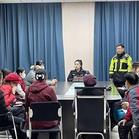 2022年3月2日书香林苑小区反诈骗宣传活动