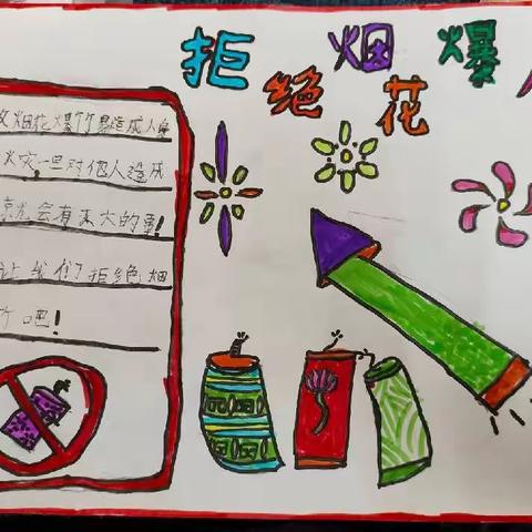 胜利路小学“拒绝烟花爆竹，过文明生态春节”主题活动