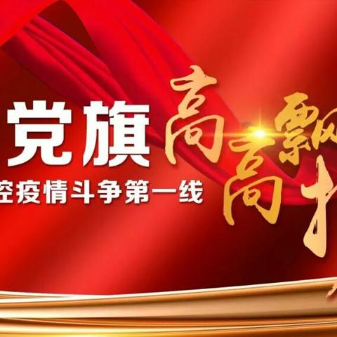 九街镇——支部建在核酸检测一线， 同心协力共战疫情