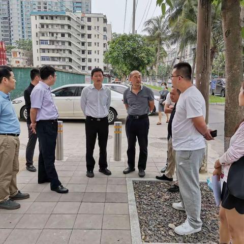 陈积卫局长现场调研推进人行道清障及综合提质工程——白龙路项目