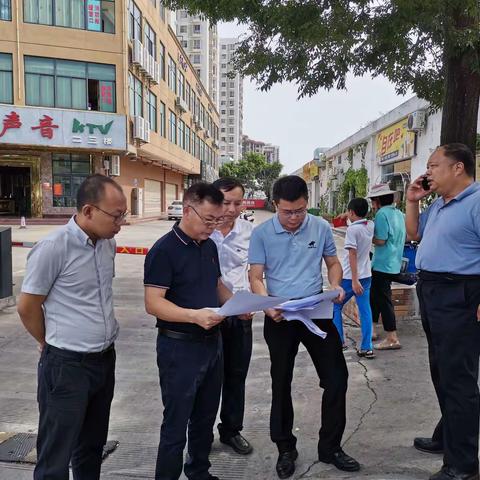 市市政管理局冯勇局长现场调研推进重点项目建设工作