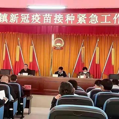 乌东德镇召开新冠疫苗接种紧急工作会议