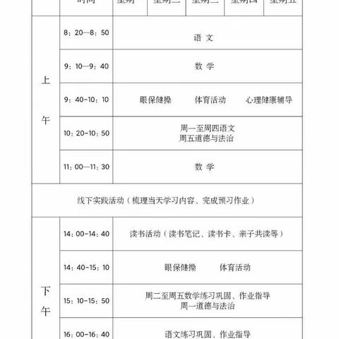 线上亦精彩——百泉小学一年级线上教学周总结