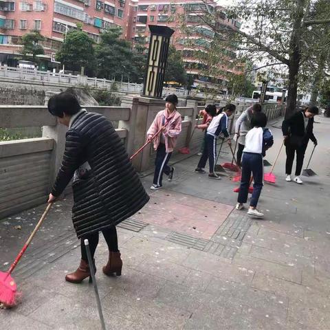 潮阳区棉北教育系统开展第九个“垃圾不落地 潮阳更美丽”周末志愿活动