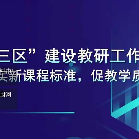 隔屏不隔研，云端促成长——堂二里镇丰林小学参加“三区”建设教研工作推进会纪实