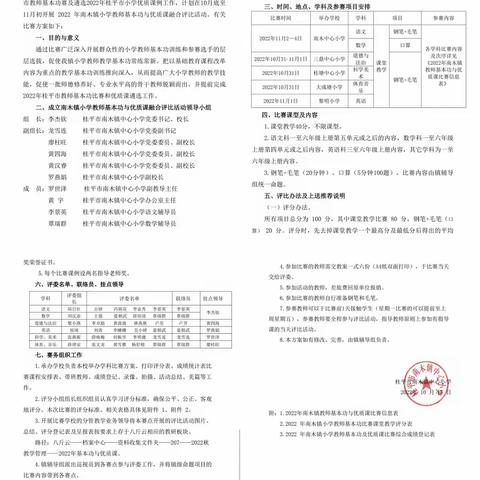 “双减”路上，“英”你精彩——2022年南木镇教师基本功与优质课融合评比活动（黎明赛区）