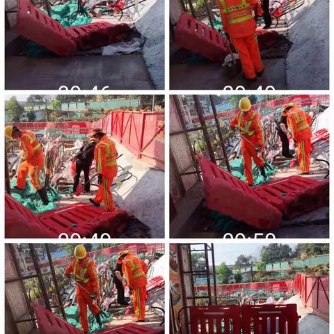 北片区2月15日春节日常工作组织工人清理施工方里面的垃圾，清理小广告冲洗雨水篦子及冲洗人行道店门前。