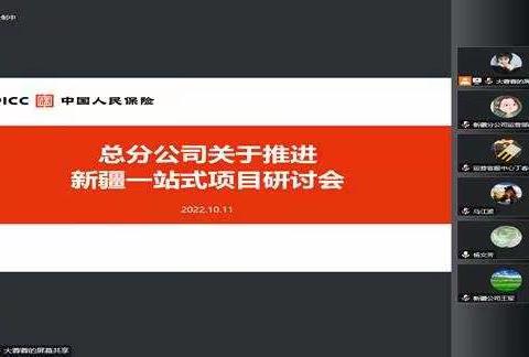 总分公司相关人员联合召开新疆一站式项目研讨会