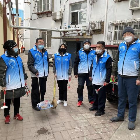 【文明实践在槐荫】五里沟街道公祥街社区开展“净化小网格，促进大文明”志愿服务活动