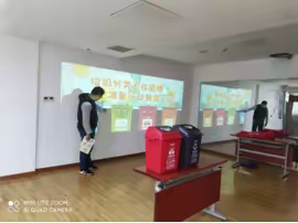 舜玉路街道舜岭社区开展垃圾分类宣传活动