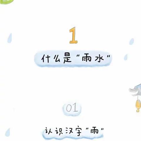 春雨润万物，破土为新生—普兰店区幼儿园大二班雨水节气小常识