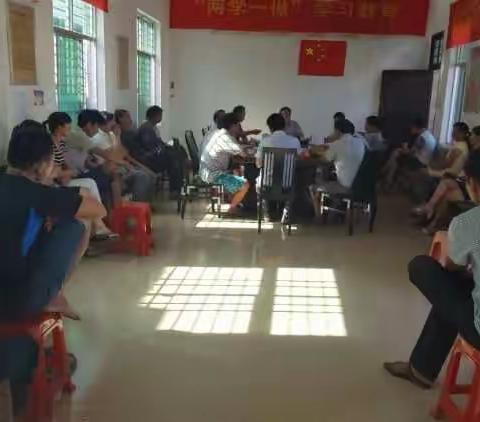 新风村委会召开村民代表大会推选出第八届村务监督委员会