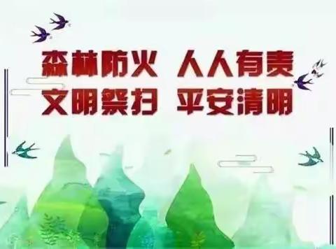 庙街镇添泽幼儿园关于做好“森林防火、文明祭祀”致家长的一封信