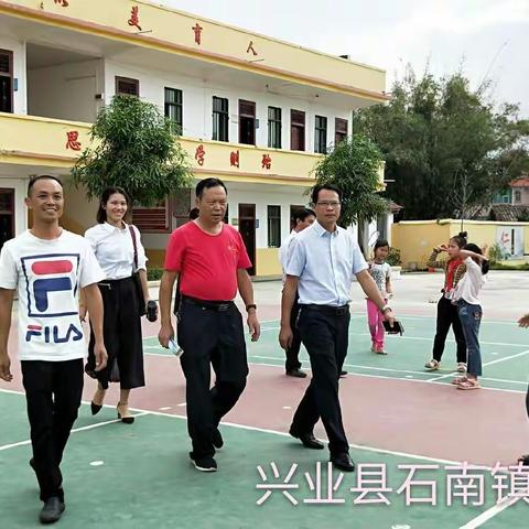 唐昊主任到兴业县石南镇马塘小学督导均衡迎国检工作