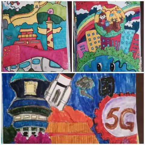 美丽中国我们的家———九门学区九门小学绘画活动剪影