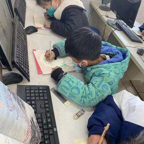 淮滨县第一小学下元校区书法比赛