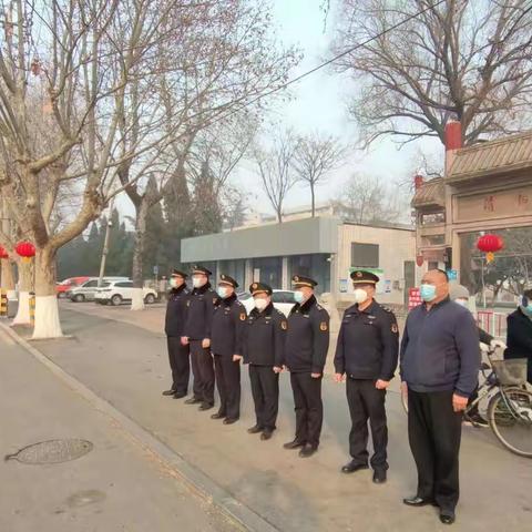 【春节我在岗】长清城管用干净整洁的市容向市民拜年