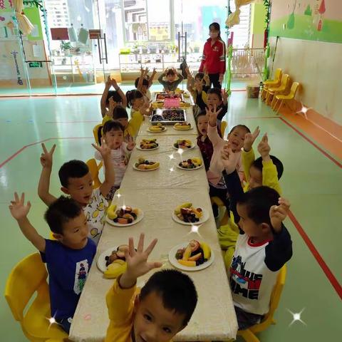欧莱特金星幼儿园小兔一班水果分享日活动圆满完成🐣🐣🐣