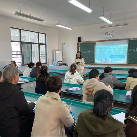 总结反思，砥砺成长———记襄阳市大庆路小学教育集团数学组主题测试质量分析教研活动