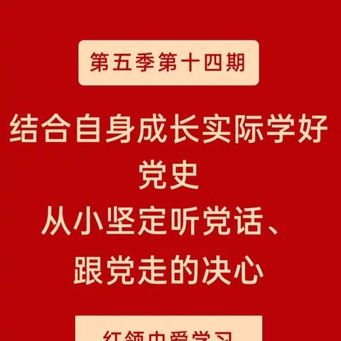 天水市建二小学南校区“红领巾爱学习”网上主题队会—— 结合自身成长实际学好党史从小坚定听党话、跟党走的决心