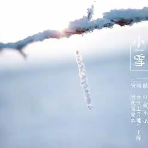 【省直一幼保健】中华二十四节气—小雪