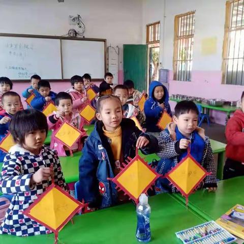 姚山小学幼儿园“庆元旦，迎新年”手工制作