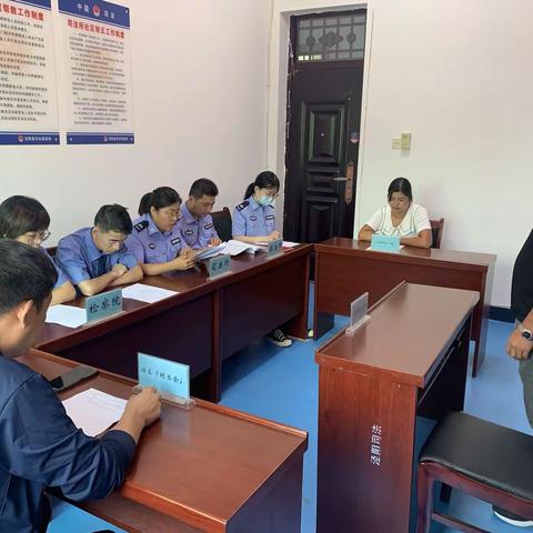 喜迎党的二十大 严把入矫第一关