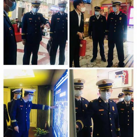 支队第七督导组对眉县大队进行春节前夕消防安全督导检查