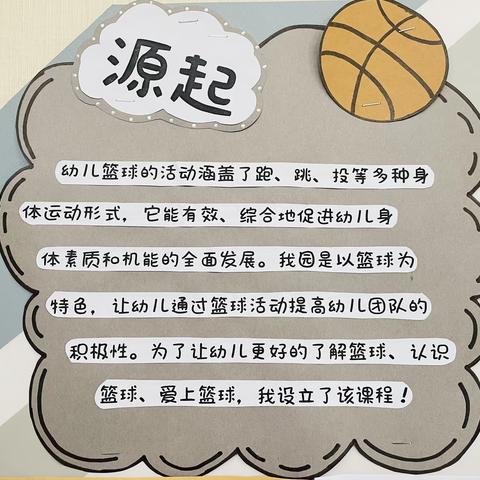 “篮”不住的精彩——鸿基幼儿园大二班班本课程故事