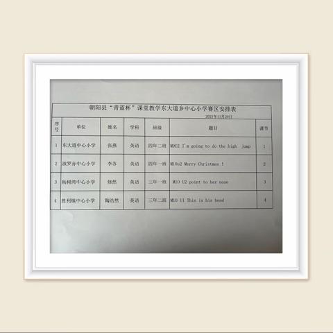 迎大赛，促提升——朝阳县“青蓝杯”素质提升大赛课堂教学环节比赛纪实（东大道赛区）