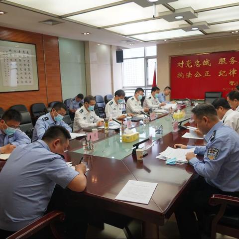 向书茂副厅长调研督导宝鸡公安队伍教育整顿工作