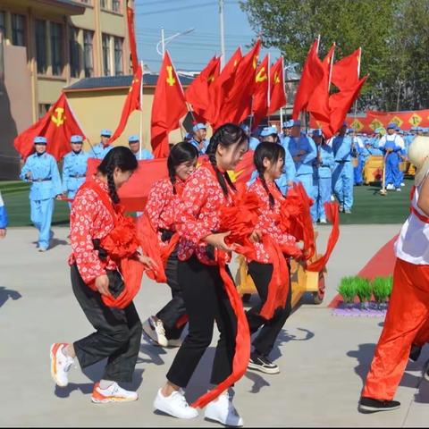 重温时代记忆，传承革命精神——夹河乡中心幼儿园军民大生产亲子户外活动