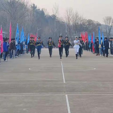 “筑梦新时代 学习新学期”主题升旗仪式——经济贸易系承办