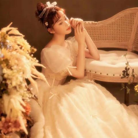 写真少女油画风