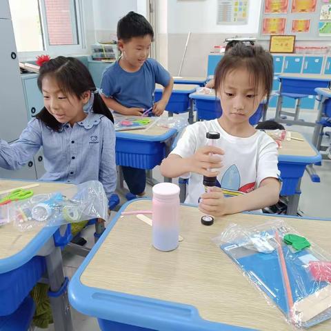6.2镜泊路小学一年级STEM主题课程《神奇的力》剪影