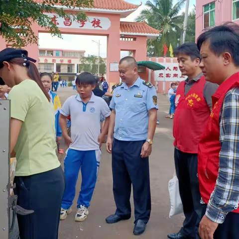 【琼山基层治理】大坡镇开展校园周边环境问题整治行动——东昌学校