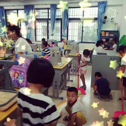 一（3）班大扫除