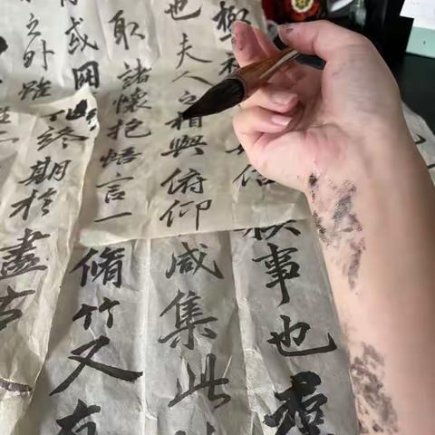 高一九王莹书法作品