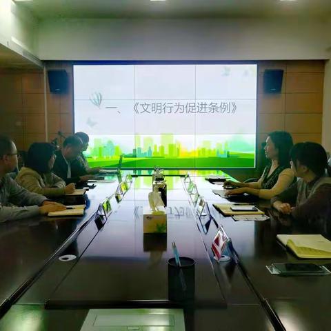 市统计局开展《文明行为促进条例》学习活动