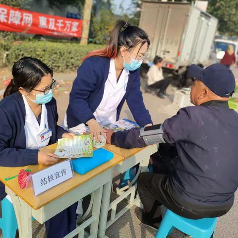 越河镇志愿者走村入户 积极宣传结核防治知识