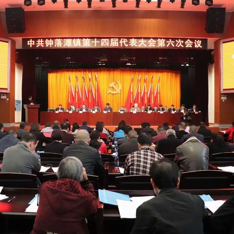 中国共产党钟落潭镇第十四届代表大会第六次会议顺利召开