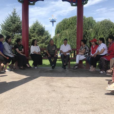 【致敬八一】科右中旗社区党工委呼和社区开展“老兵再出发红色故事”分享会活动