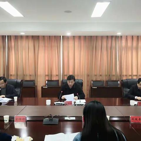 魏少峰副书记组织召开我区乡村振兴工作推进会