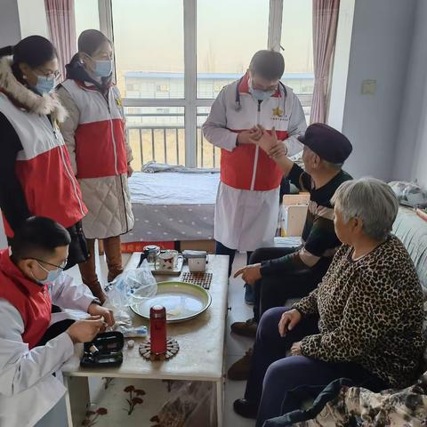 【相约冬奥——扛红旗、当先锋】学校街社区党总支联合区医院开展“寒冬送温暖 义诊暖民心”活动