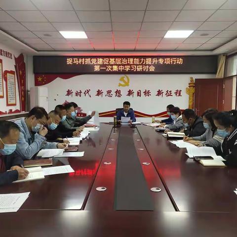 太西街道捉马村召开抓党建促基层治理能力提升专项行动第一次集中学习交流研讨会